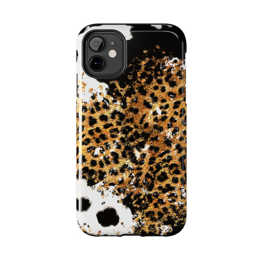 Bold Leopard Ink Splash - iPhone Series Case