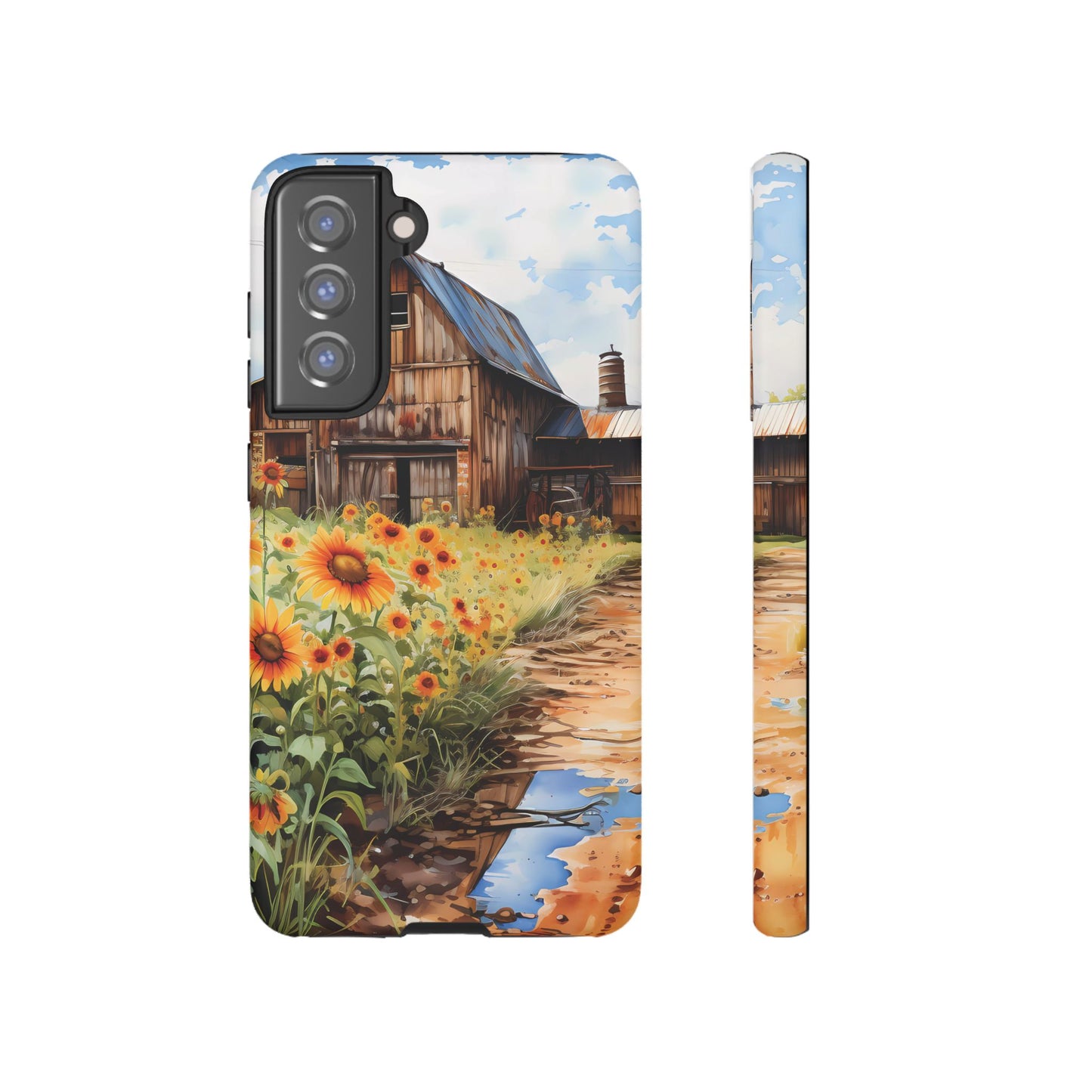 Sunflower iPhone Case  Rustic Farm Style