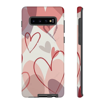 Romantic Red Hearts Samsung Galaxy Case