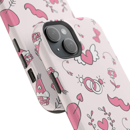 Pink Love Icons MagSafe Case