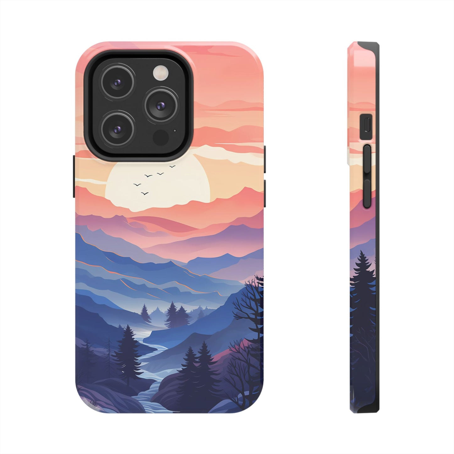 Smokey Mountains Pastel iPhone Case - BOGO Cases