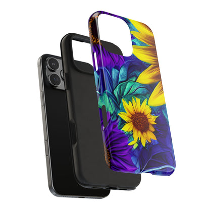 Purple & Gold Sunflower Dream - iPhone Series Case