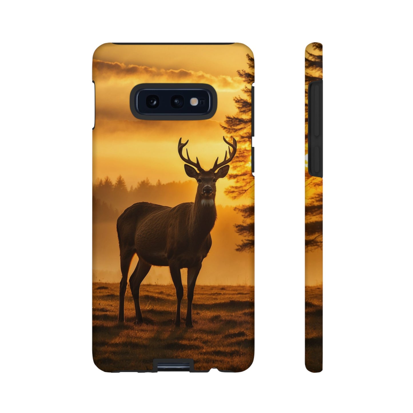 Sunset Majesty: Regal Stag – Samsung Galaxy Case