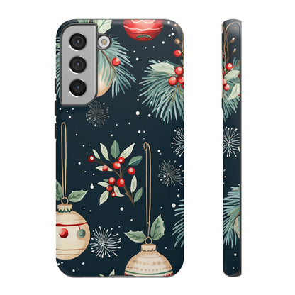 Elegant Christmas Ornaments and Pine - Samsung Galaxy Series Case