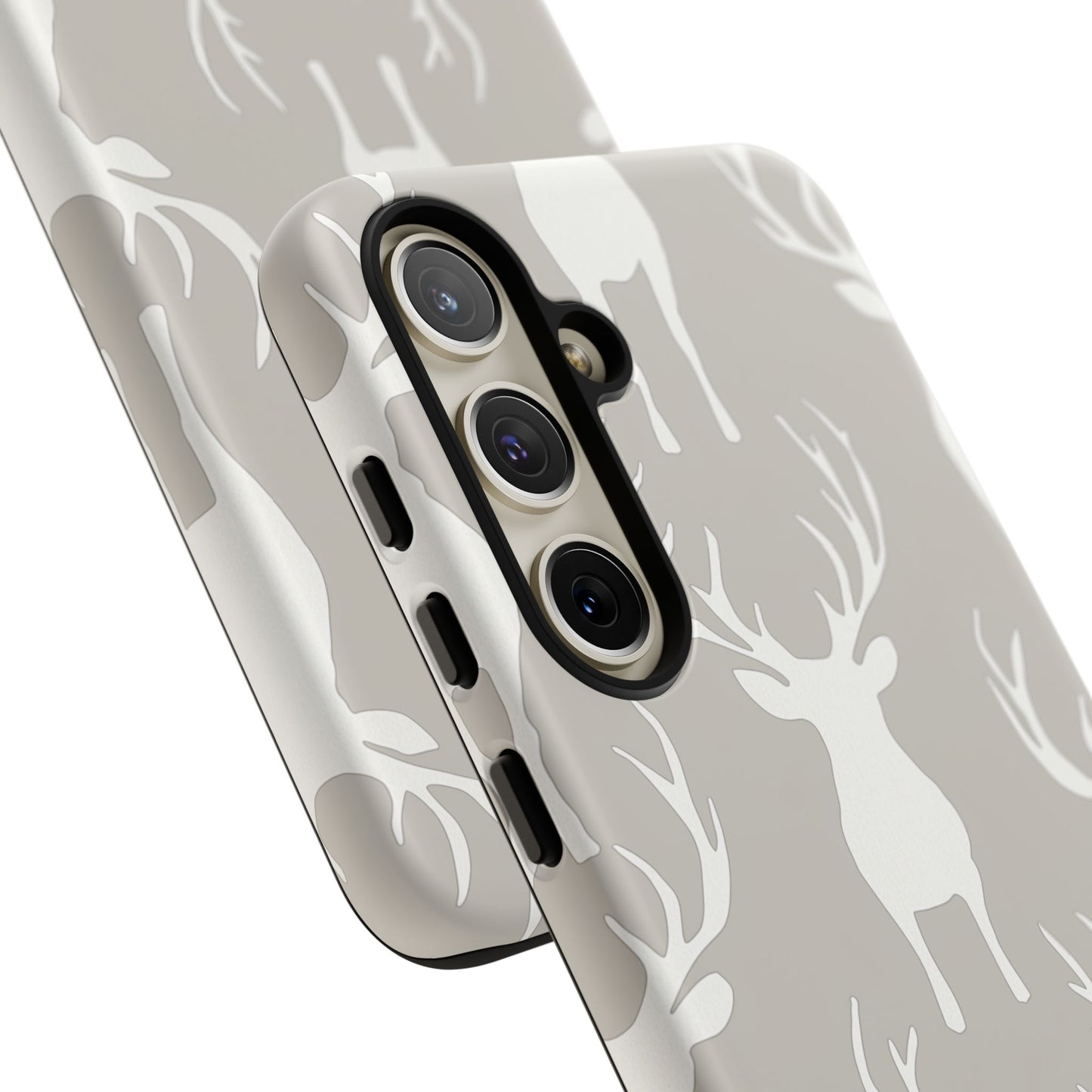 Minimalist Deer Silhouette Pattern – Samsung Galaxy Series Case