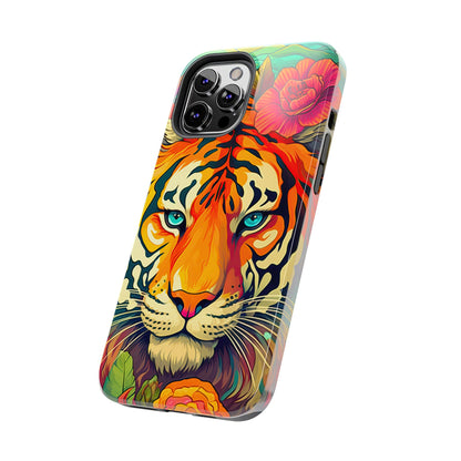 Fierce Rainbow Tiger Art - iPhone Series Case