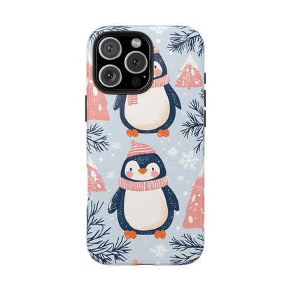 Penguin in Winter Wonderland iPhone Case