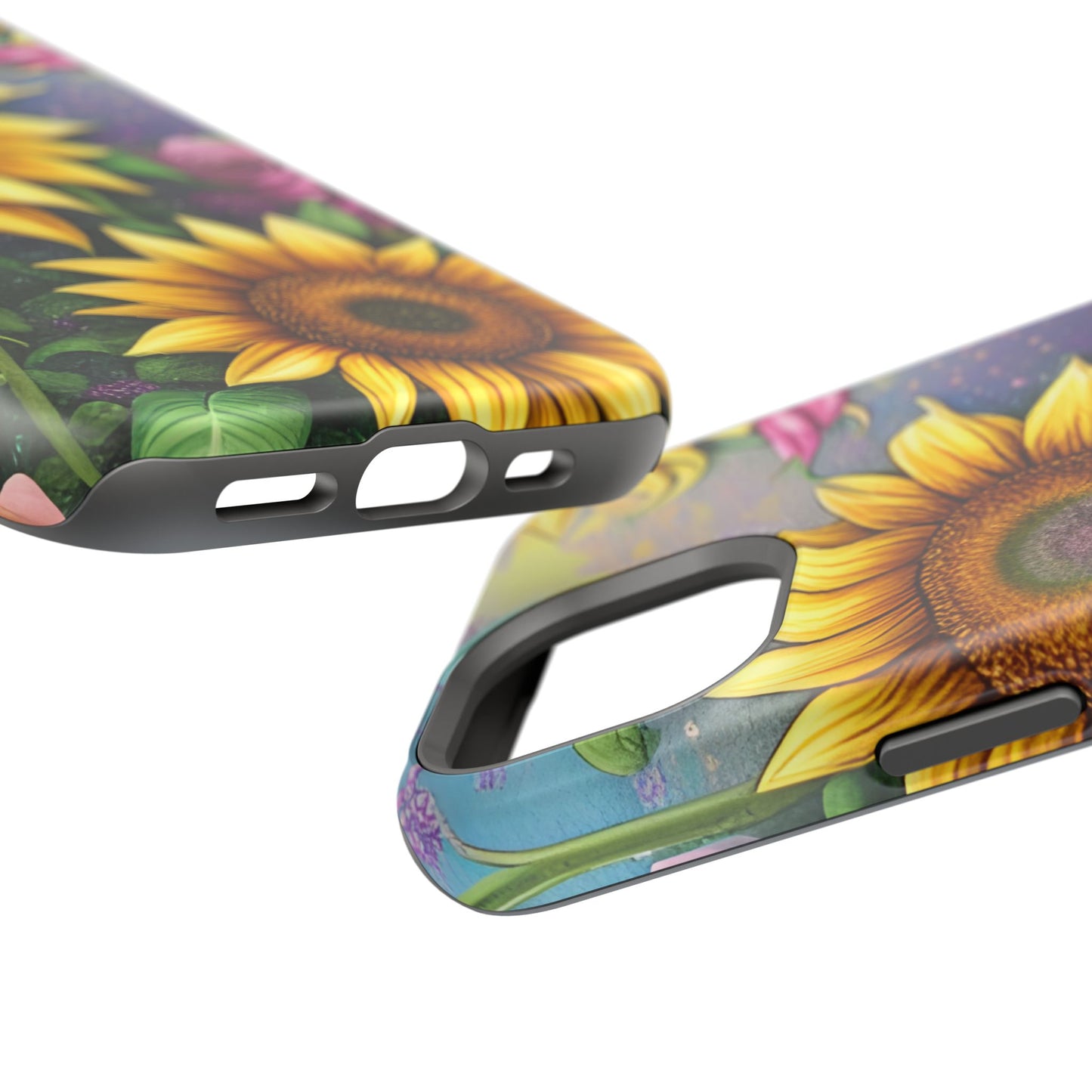 Whimsical Sunflower & Rose Garden - MagSafe iPhone Series Case