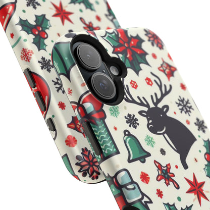 Cartoon Christmas Cheer – MagSafe iPhone Case