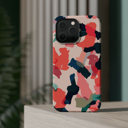 Modern Earthy Camo Abstract – MagSafe iPhone Case