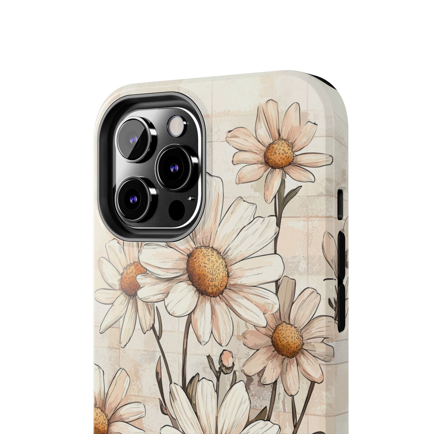 Pastel Daisy iPhone Case - Elegant Floral Protective Cover - BOGO Cases