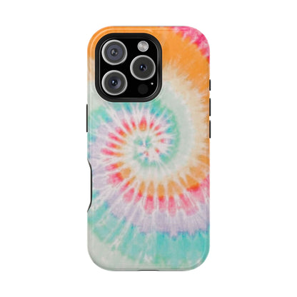 Pastel Tie-Dye MagSafe iPhone Case – Soft Colors & Magnetic Functionality