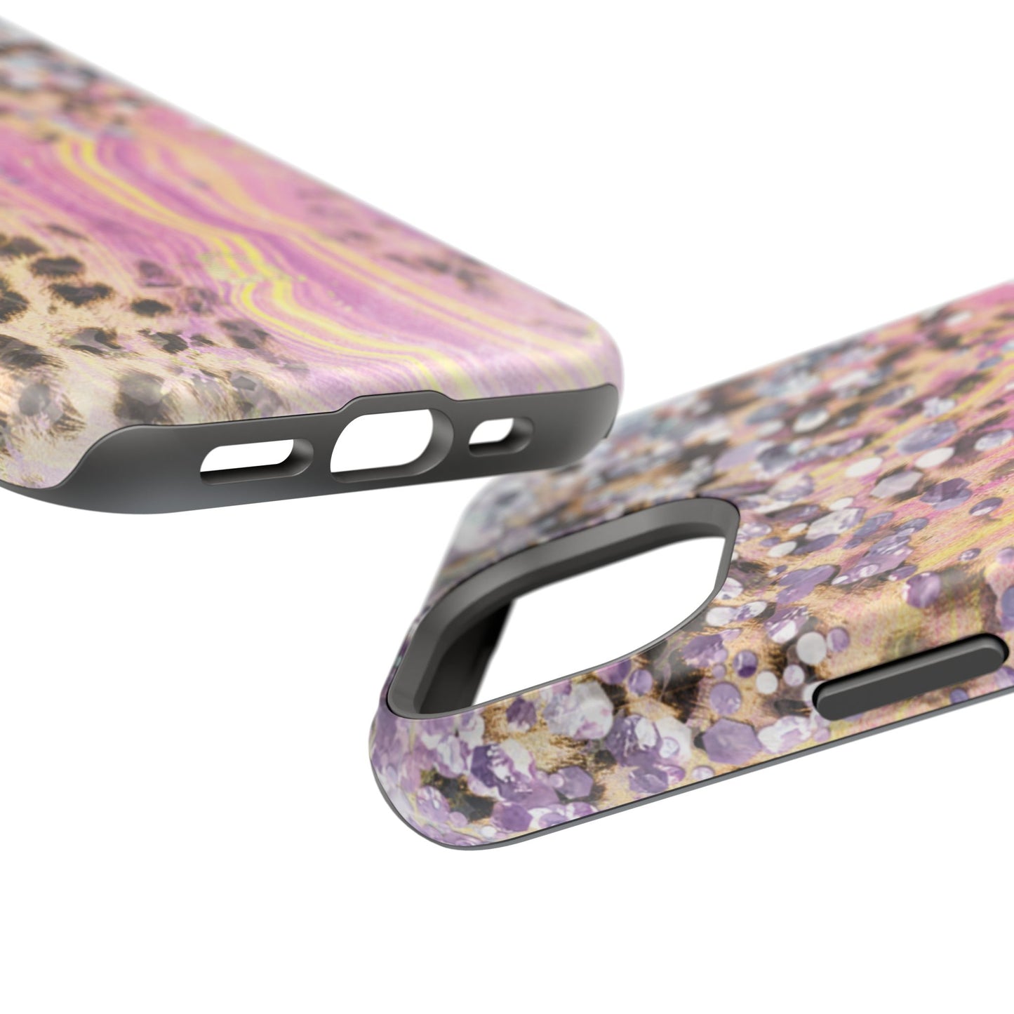 Glitter Glam Leopard – Magsafe iPhone Series Case