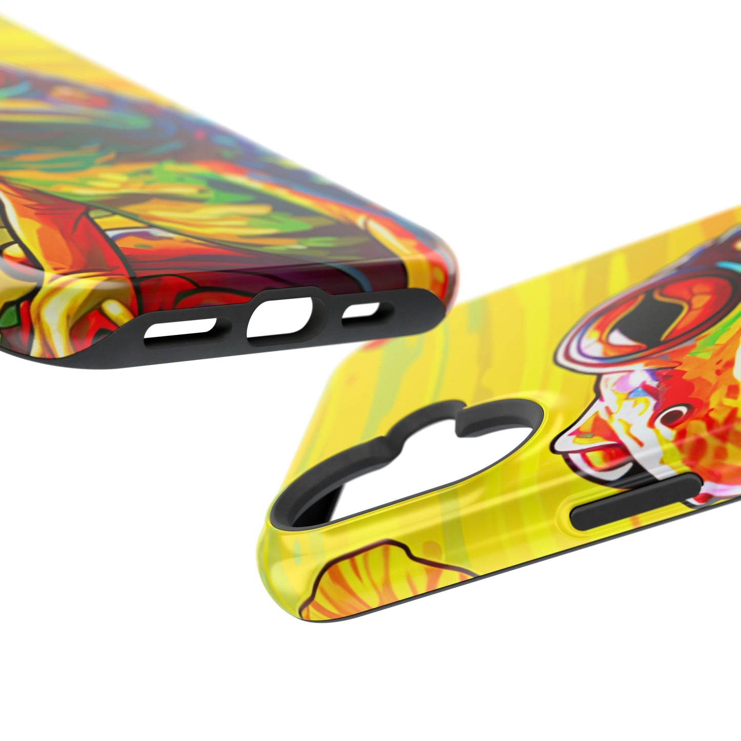 Vibrant Rainbow Frog Design – MagSafe iPhone Case