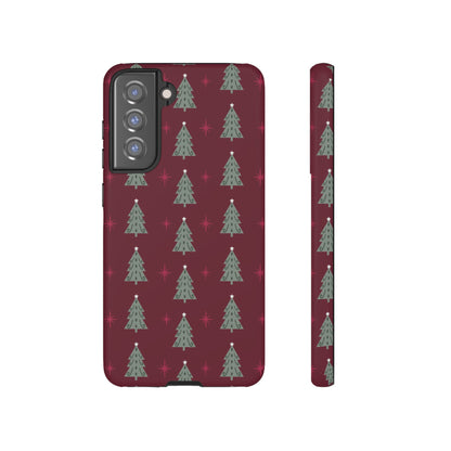 Retro Christmas Tree Pattern – Samsung Galaxy Series Case