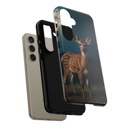 Samsung Galaxy Case – Mystic Fawn Under the Moonlit Sky