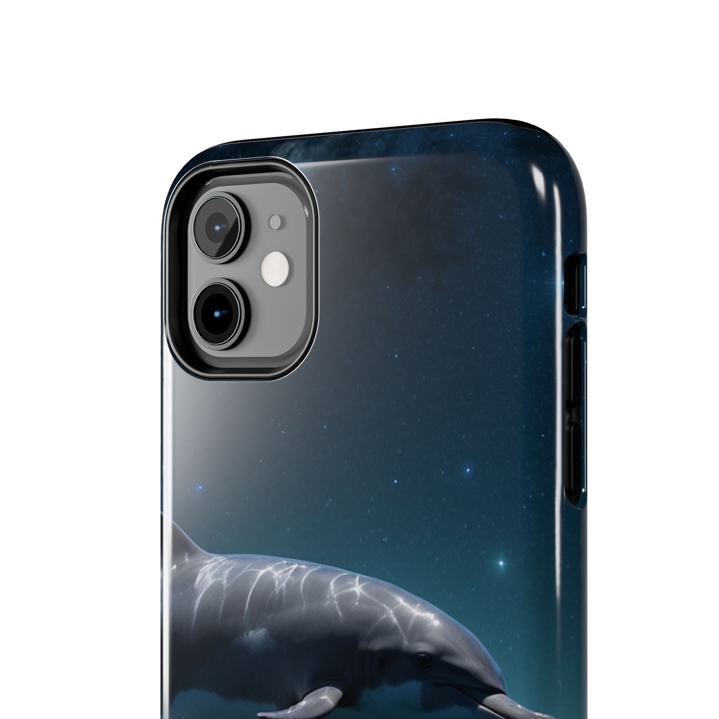 Midnight Ocean Dolphin - iPhone Case