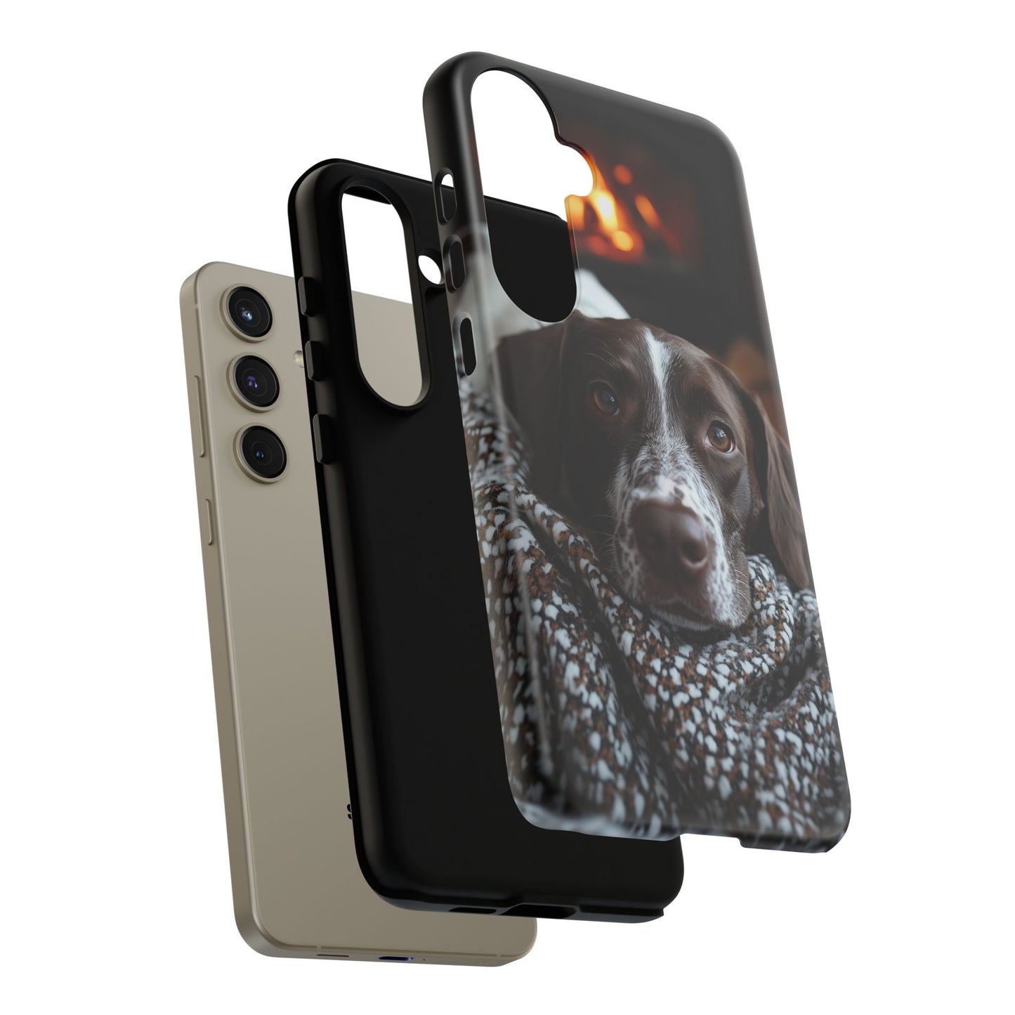 Relaxed German Shorthaired Pointer Samsung Galaxy Case – Rustic Charm Protective Cover