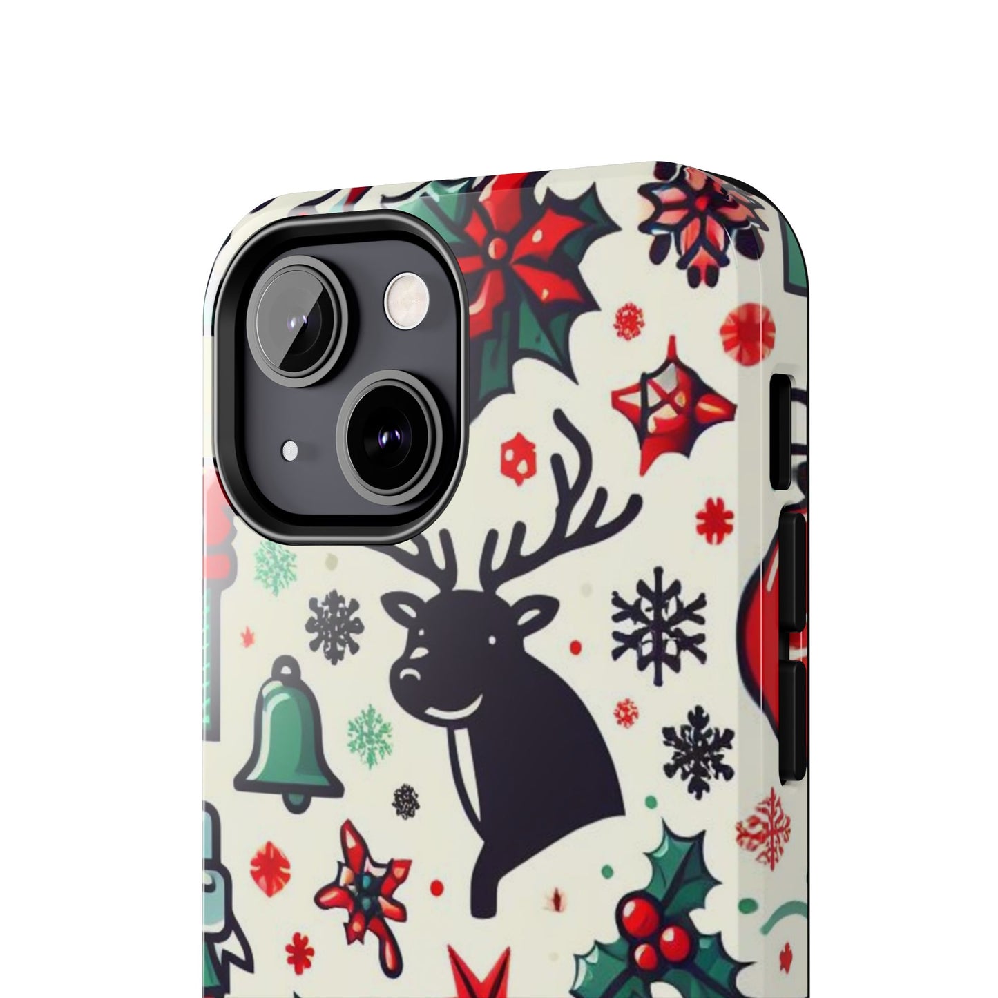 Cartoon Christmas Cheer – iPhone Case