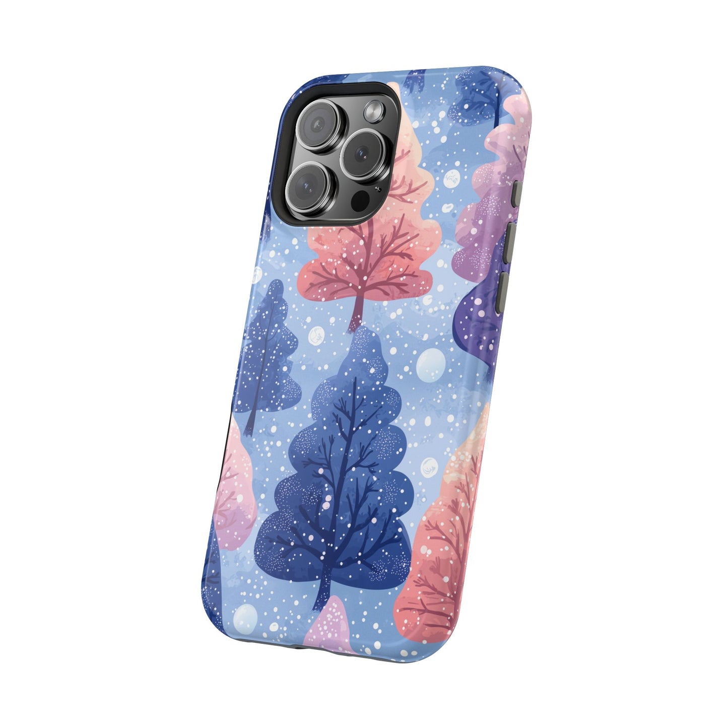 Pink & Purple Winter Wonderland - MagSafe iPhone Series Case