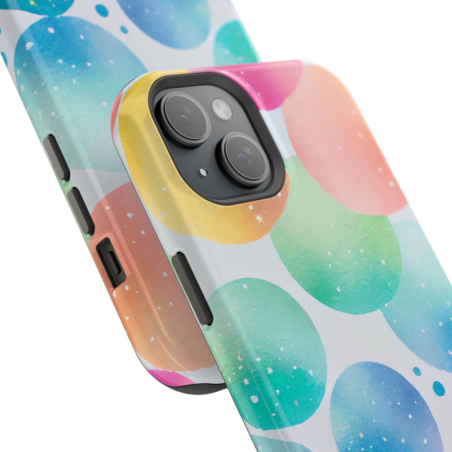 Pastel Galaxy Bubbles  MagSafe iPhone Case – Slim Design, Glossy Finish