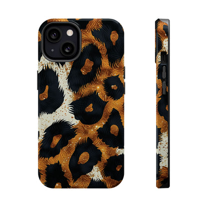 Safari Noir Gold Leopard iPhone Case