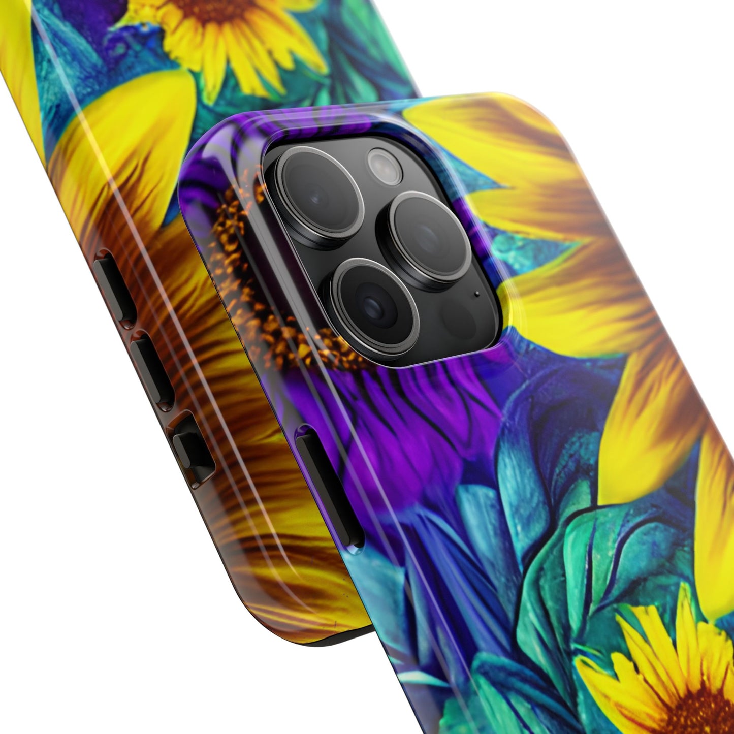 Purple & Gold Sunflower Dream - iPhone Series Case