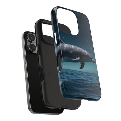 Midnight Ocean Dolphin - iPhone Case