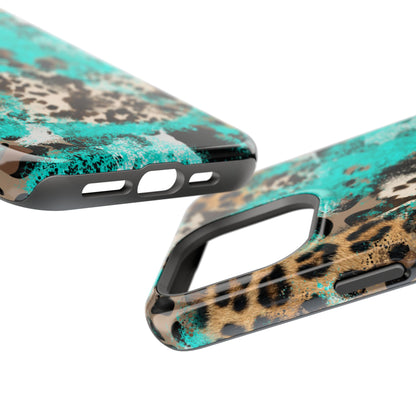 Aqua Splash Leopard - MagSafe iPhone Series Case