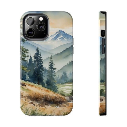 Tranquil Mountain Escape - iPhone Case