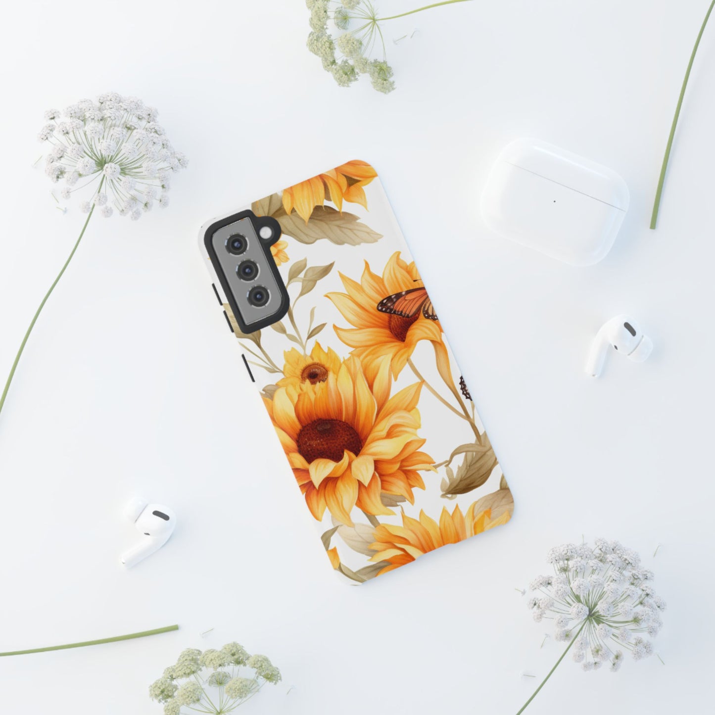 Sunflower & Monarch Garden - Samsung Galaxy Series Case