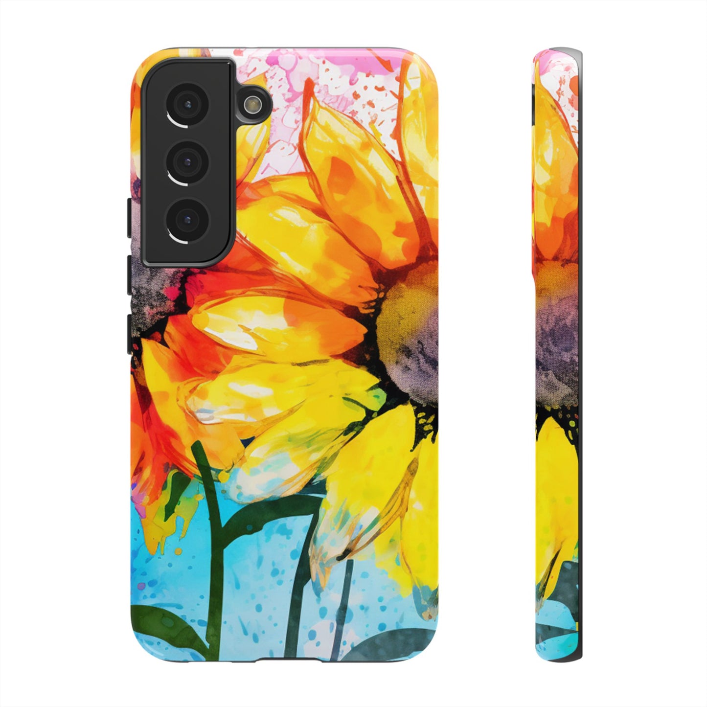 Bold Watercolor Sunflowers - Samsung Galaxy Series Case