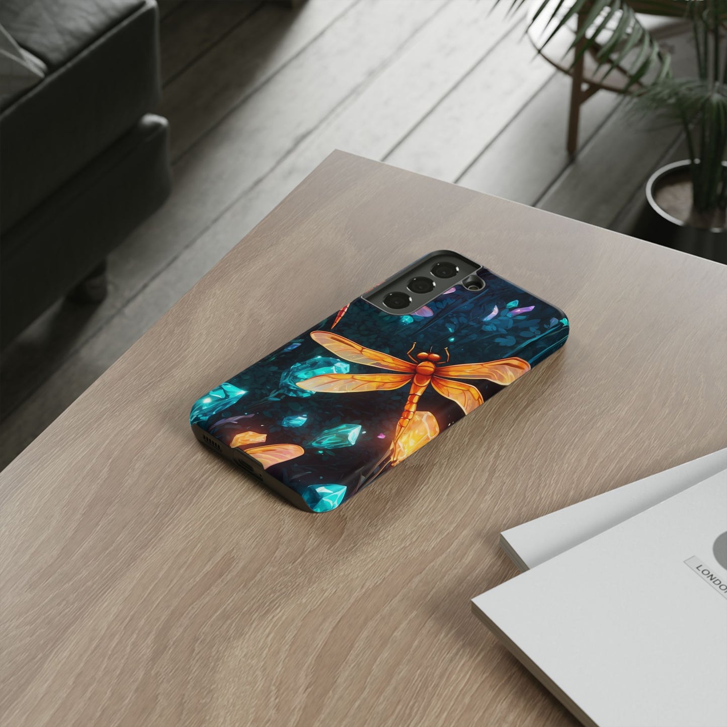 Mystical Dragonflies & Crystals – Samsung Galaxy Series Case