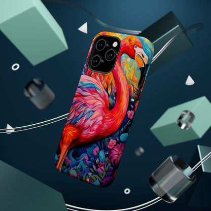 Flamingo Fiesta – Vibrant Flamingo MagSafe iPhone Cases