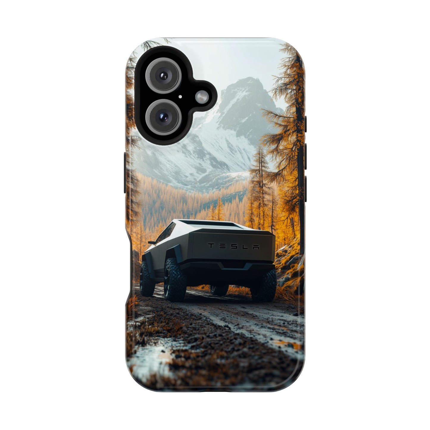 Tesla Cyber Truck Four Wheeling In The Mountains - MagSafe Compatible