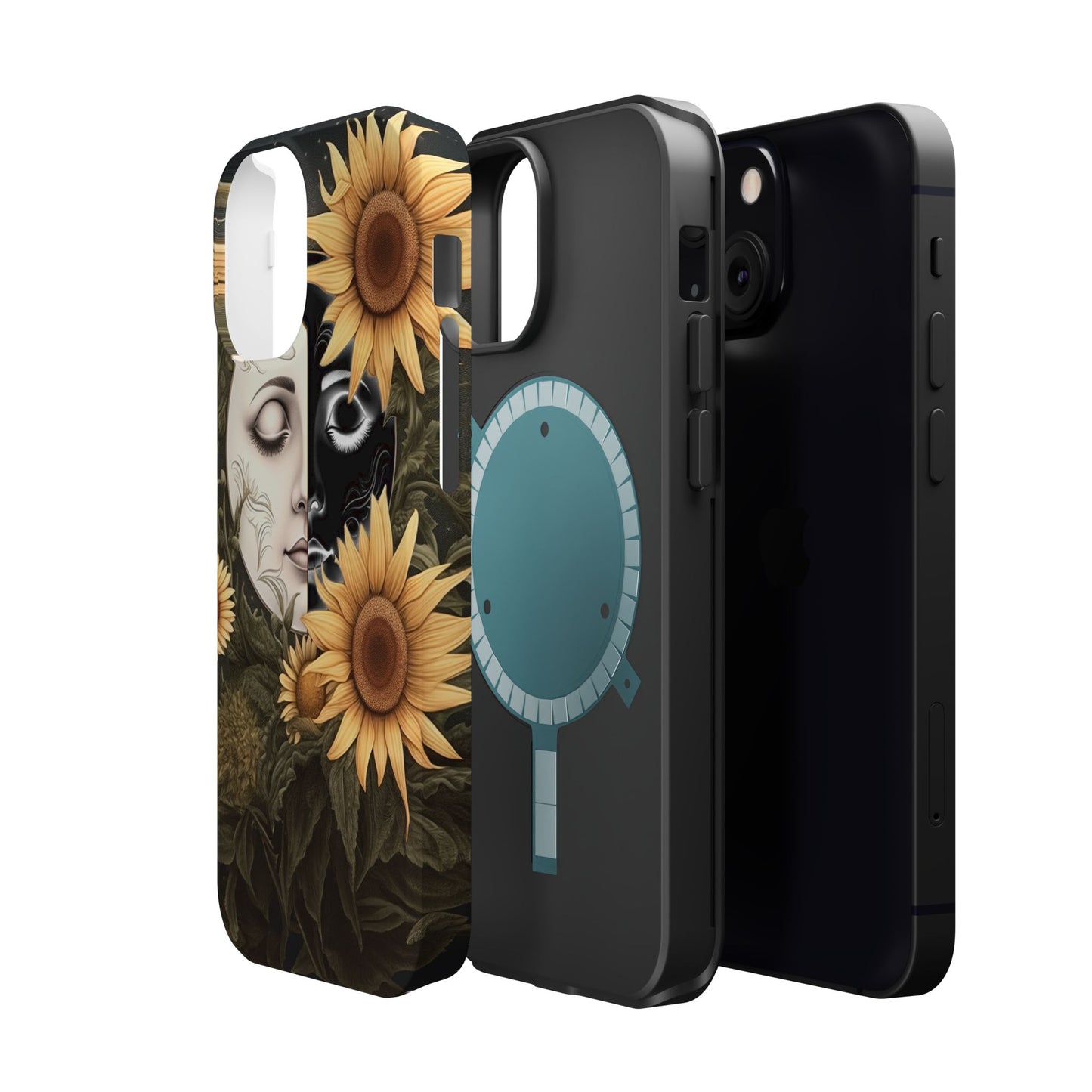 Sunflower Moon and Stars MagSafe Case – Ethereal Art