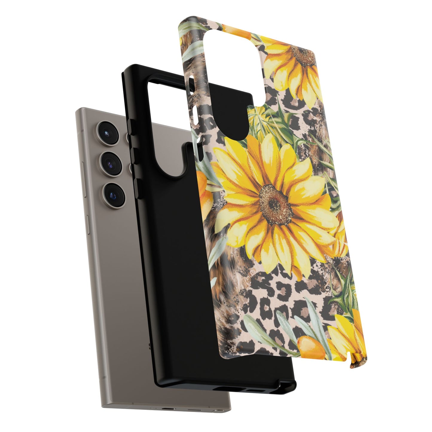 Leopard Sunflower Chic - Samsung Galaxy Series Case