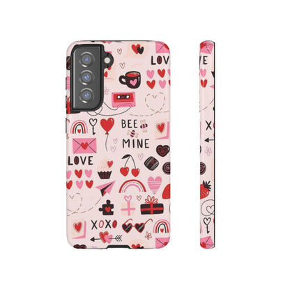 Samsung Galaxy Case: Bee Mine Love Doodles