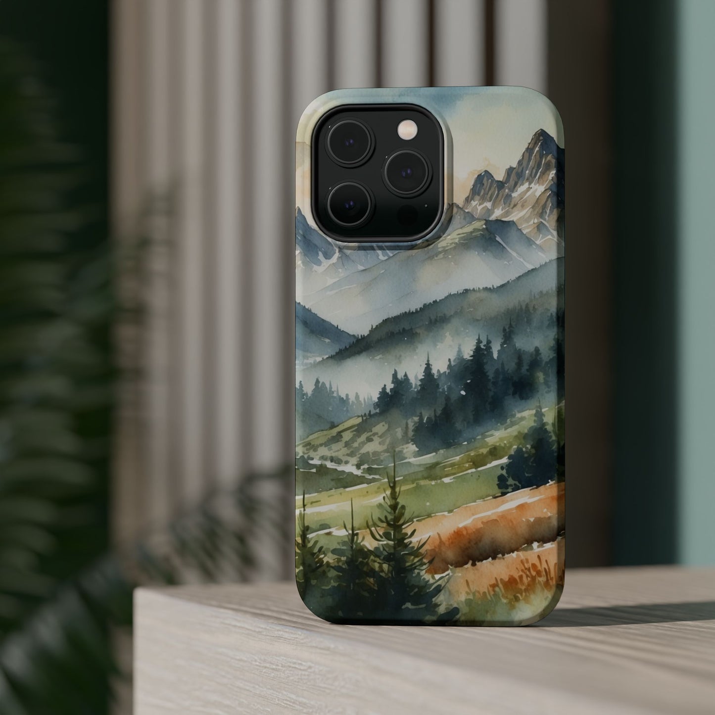 Serene Alpine Forest - MagSafe iPhone Case