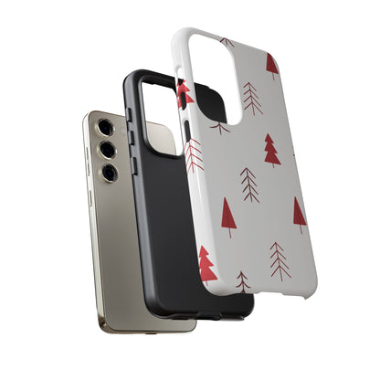 Scandi Red Pine Trees - Samsung Galaxy Series Case