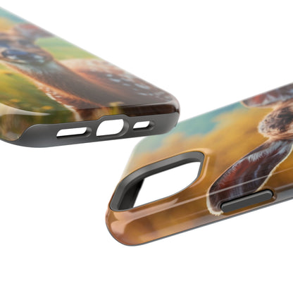 MagSafe-Compatible iPhone Case – Golden Meadow Fawn