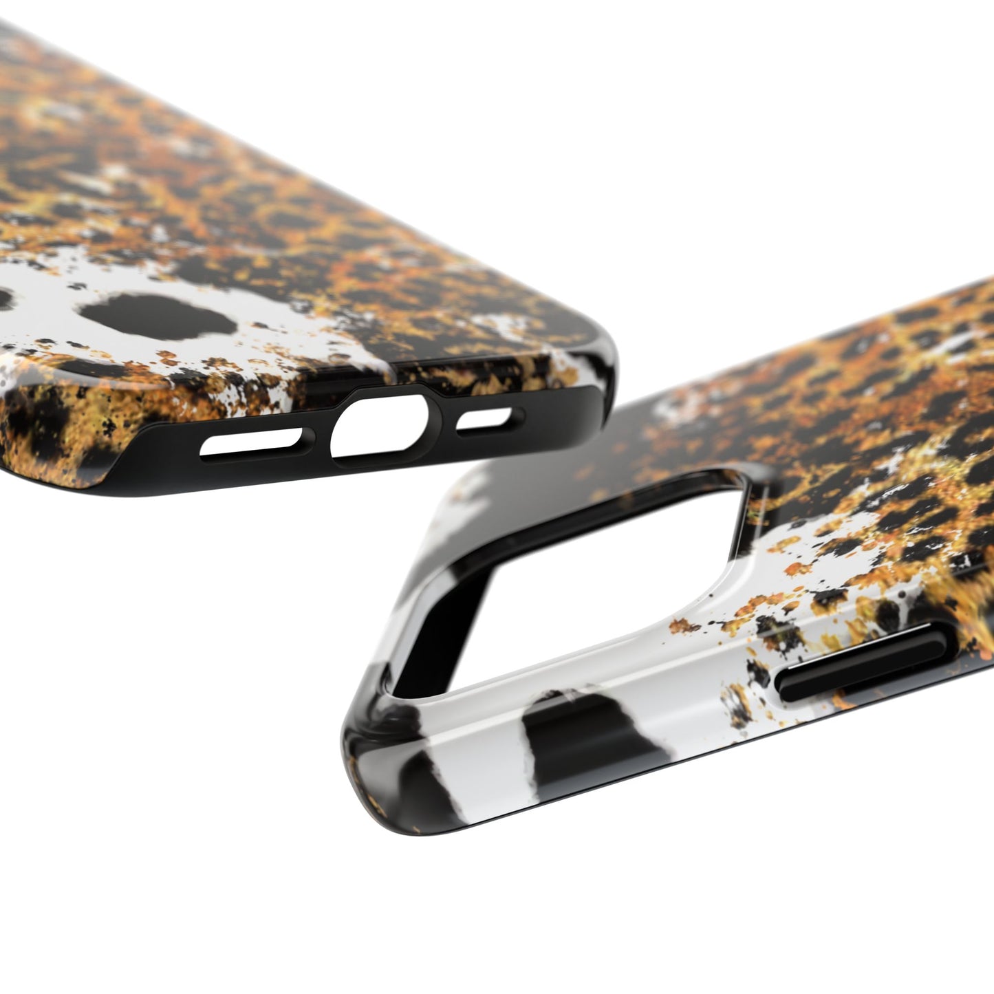 Bold Leopard Ink Splash - iPhone Series Case