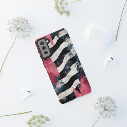 Blood Zebra Samsung Case – Bold Red & Black Pattern