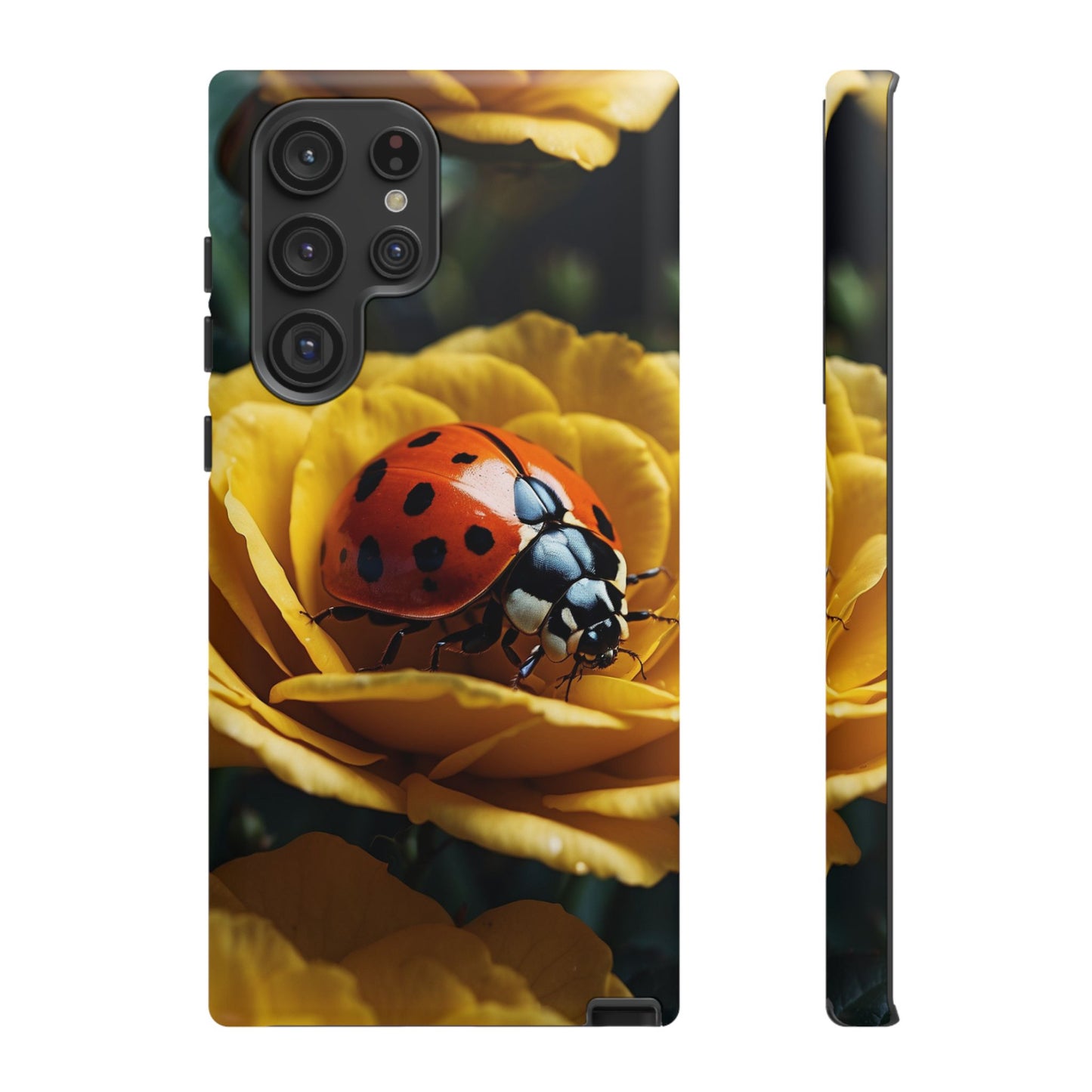 Samsung Galaxy Case: Ladybug on Yellow Petals