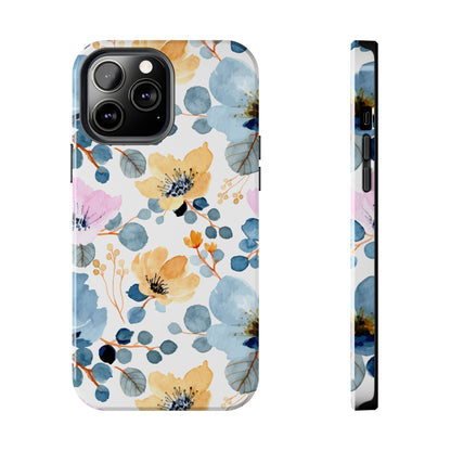 Spring Radiance – iPhone Series Case with Bright Watercolor Flowers