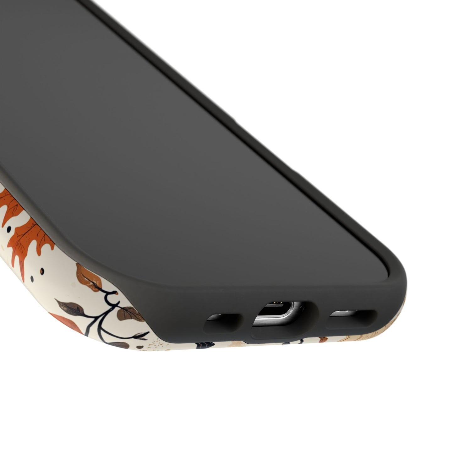 Charming Halloween MagSafe iPhone Case – Pumpkin, Bats, and Spooky Lantern Design