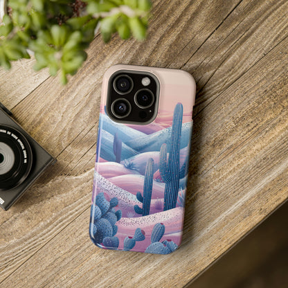 Desert Oasis MagSafe Case for iPhone – Cactus & Western Landscape Design for iPhone 15, 14 Pro Max, 13, and More!