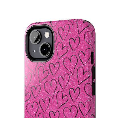 Heartfelt Glam iPhone Case