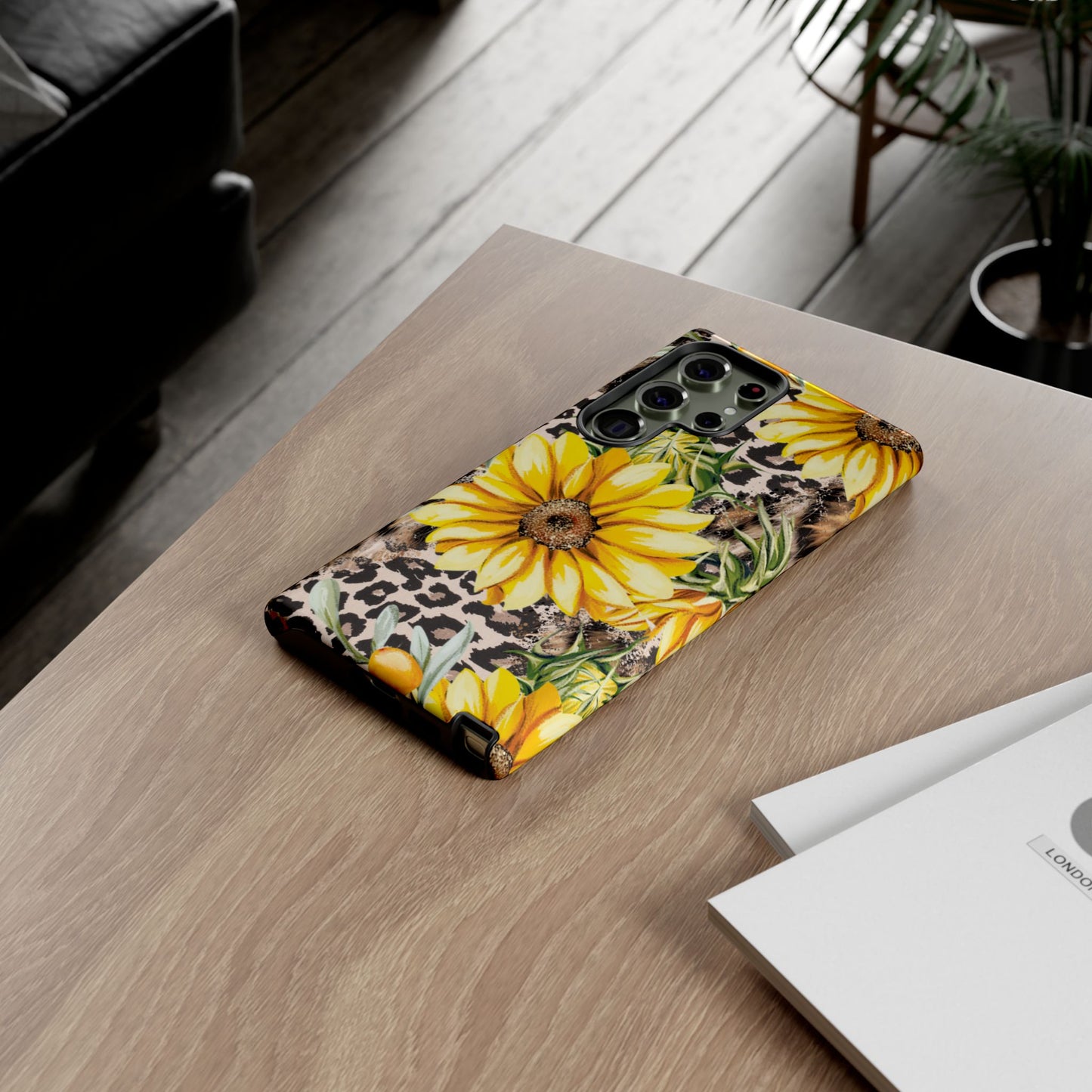 Leopard Sunflower Chic - Samsung Galaxy Series Case