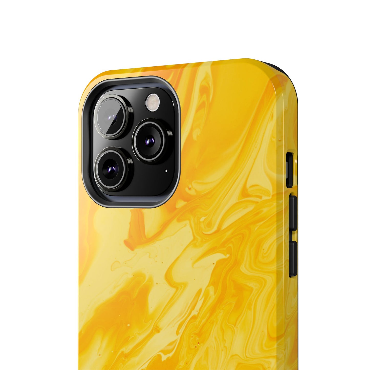 Luxe Yellow Marble iPhone Case – Stunning Golden Marble Texture